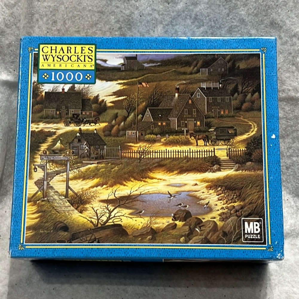 Charles Wysocki's  Olde Nantucket Americana 1000 Piece Jigsaw Puzzle